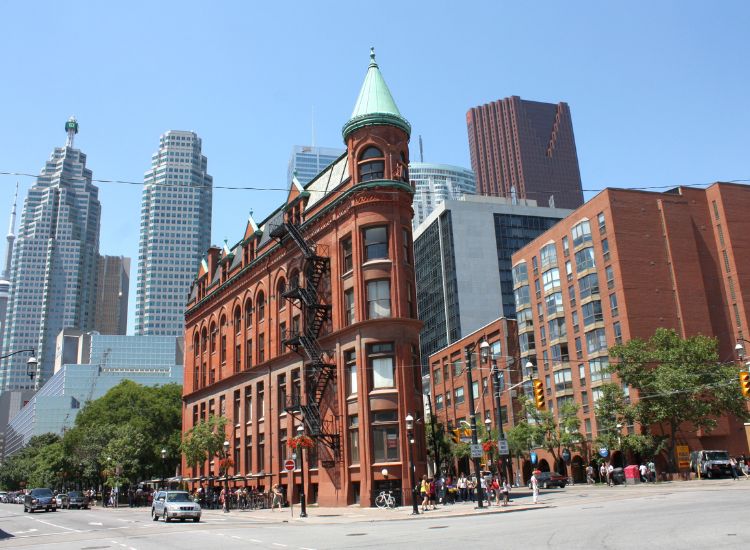 Bâtiment au centre-ville de Toronto Ontario